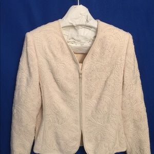 Beaded Albert Nipon Vintage Evening Jacket